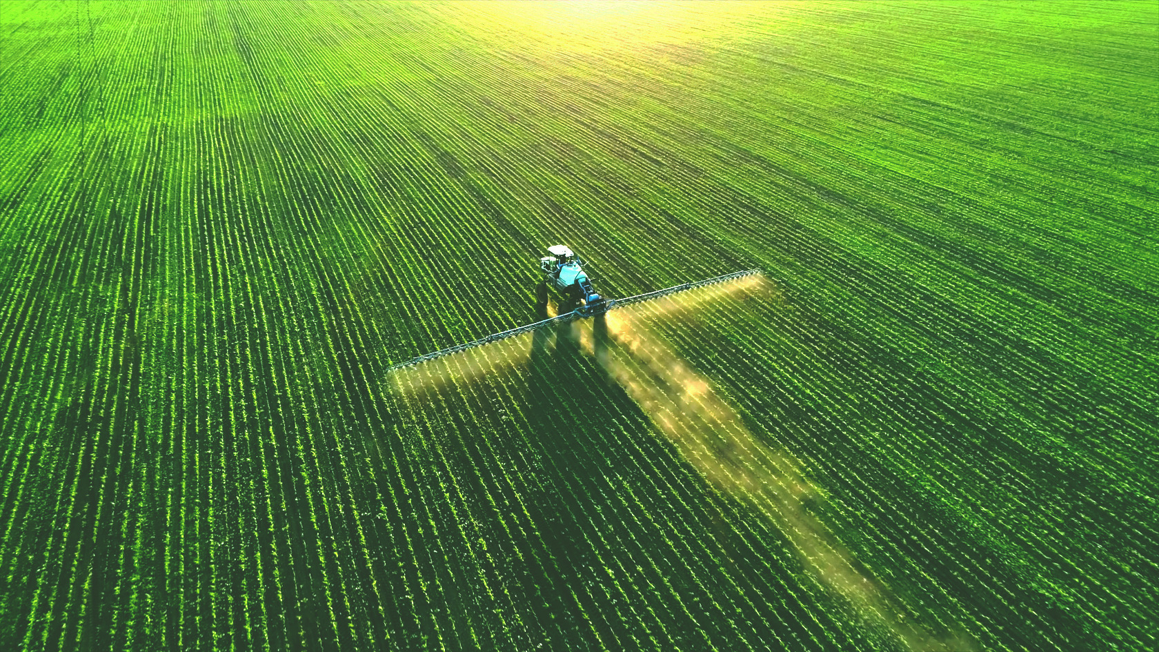 tractor in field