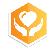 heart in hands icon